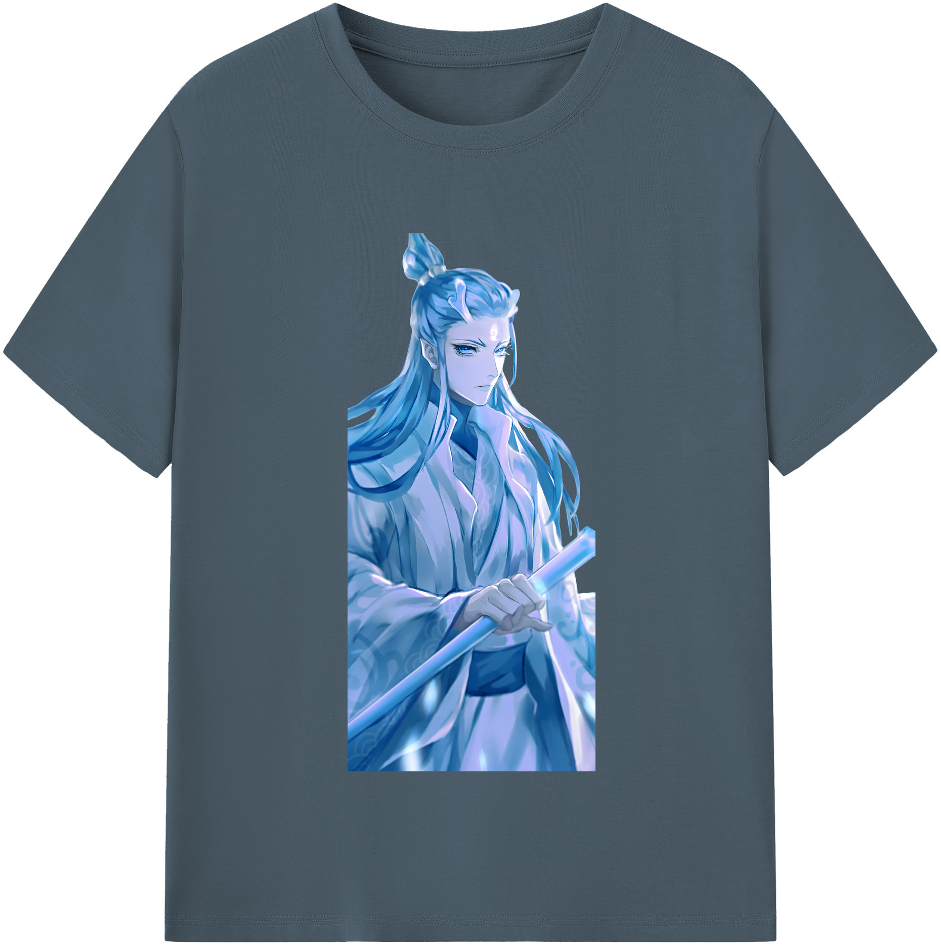 （画像用） Ne Zha 2 ナタ 魔童の大暴れ 綿100％半袖Tシャツ（フロントプリント）